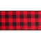 2.5" x 25ft. Red & Black Buffalo Check Wired Ribbon by Celebrate It™